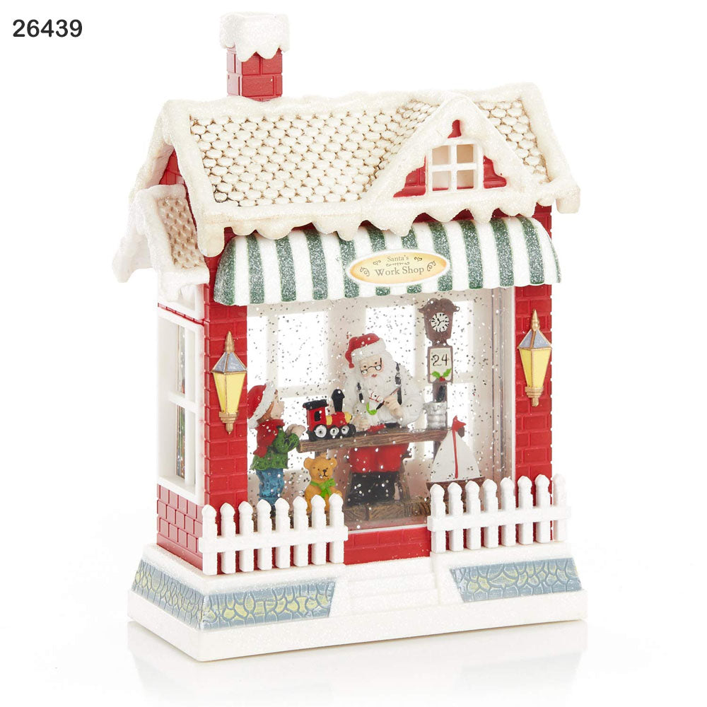 Santa’s Workshop Musical Christmas House