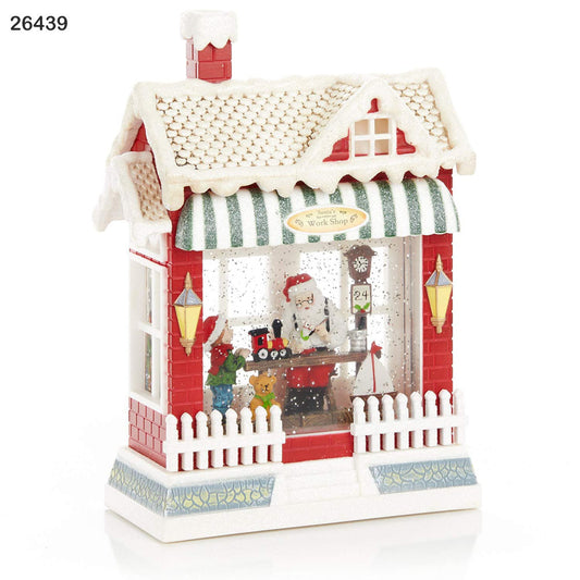 Santa’s Workshop Musical Christmas House