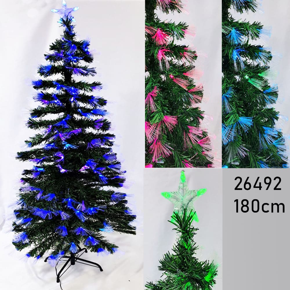 180cm Fiber Optic LED Christmas Tree