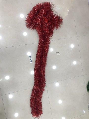 200 cm Red Tinsel Garland