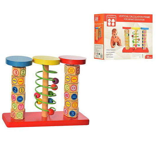 vertical calculation wooden toy baby toys , kids toys