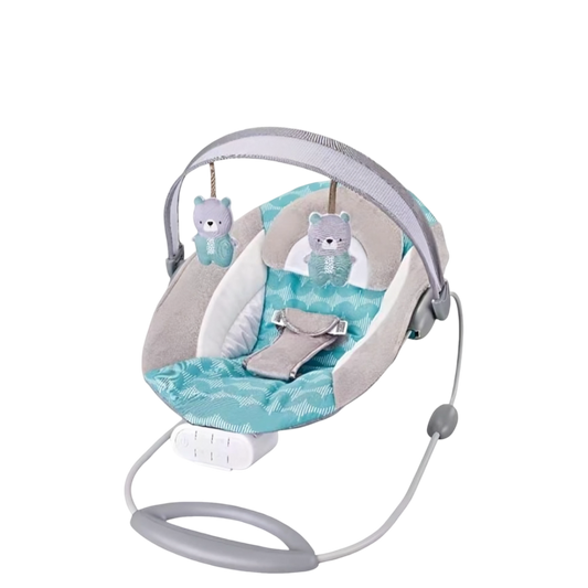 Baby Bouncer with Hanging Bear Toys