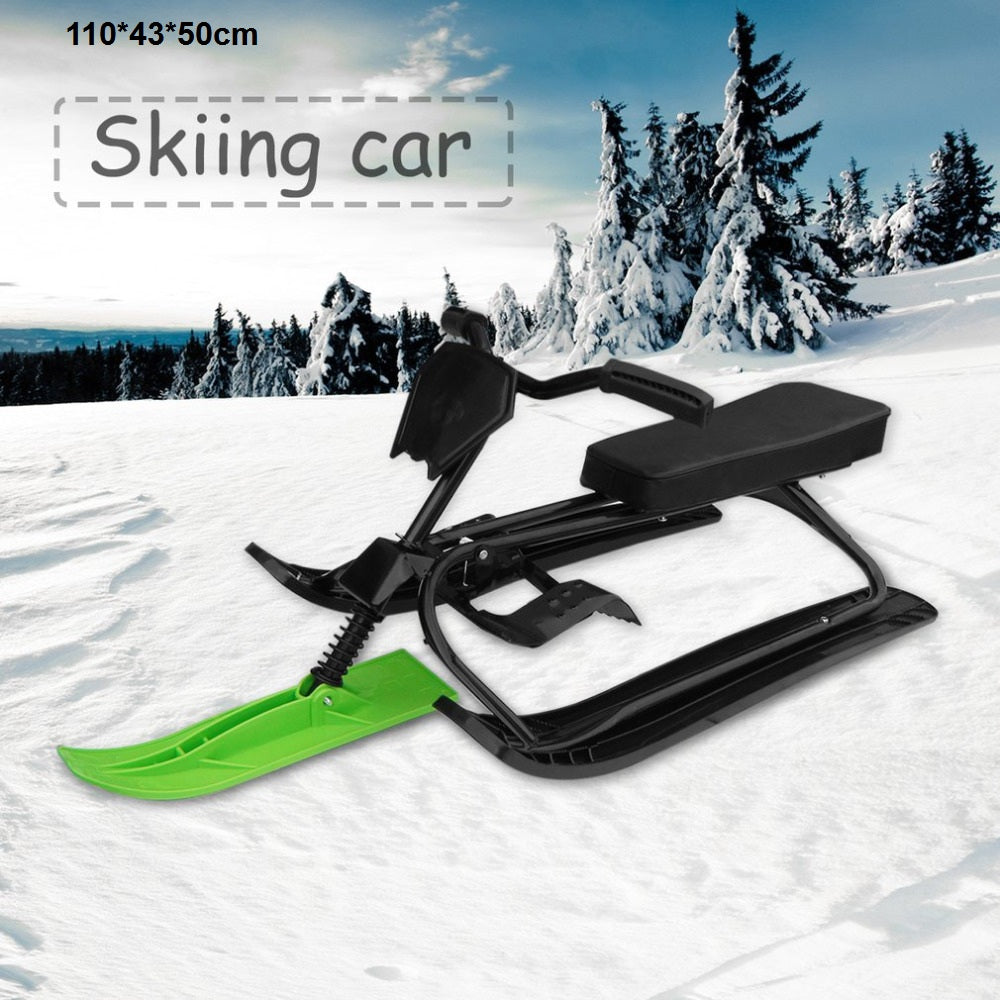Kids Ski Sled Car
