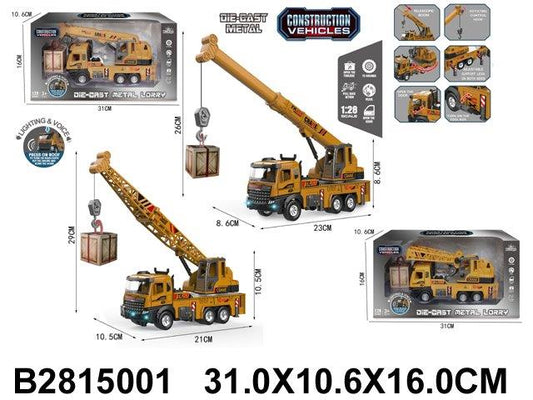 Die-Cast RC Crane Lorry – Metal Construction