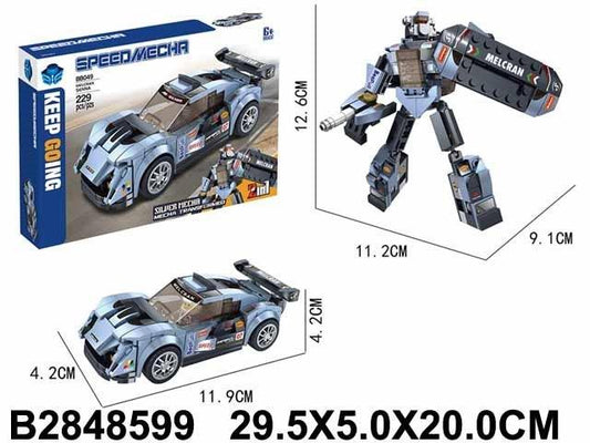 Speed Mecha Transforming Car – Grey