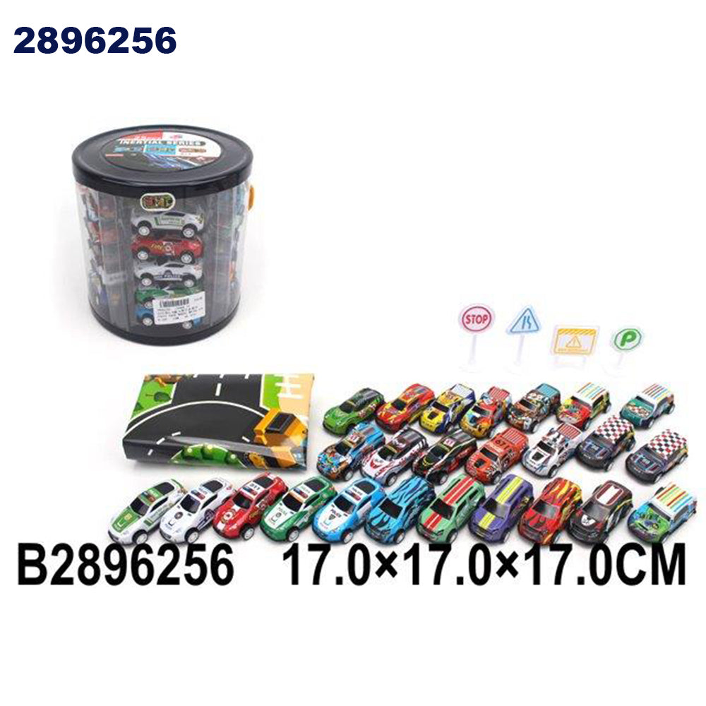 25pcs free wheel metal cars