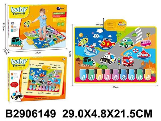 Baby Piano Mat – Vehicles