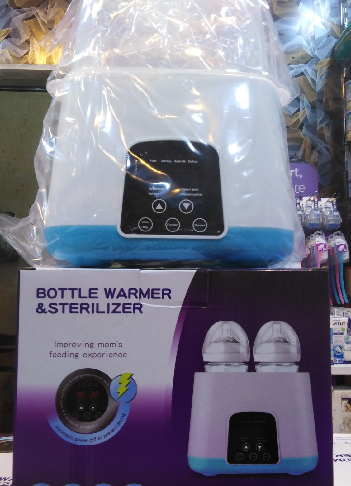 Bottle warmer and sterilizer