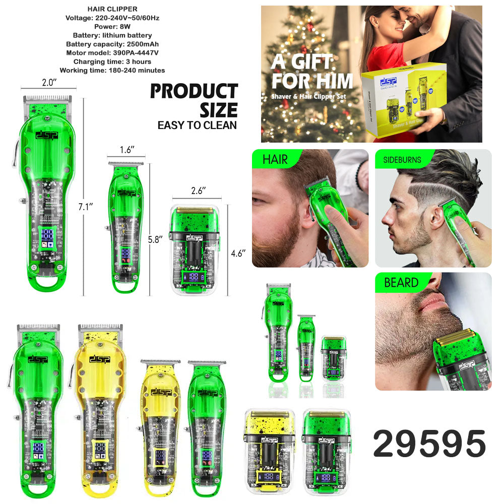 DSP Hair Clipper Grooming Set Rechargeable