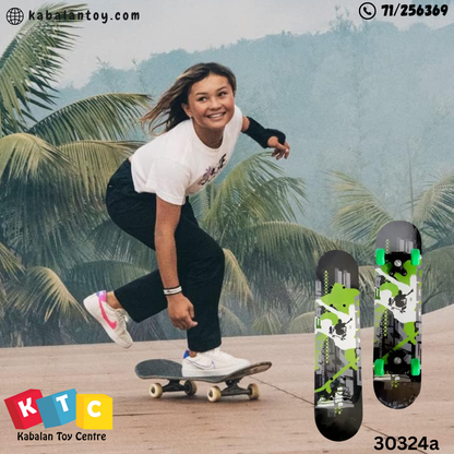 Kids Skateboard Green Design