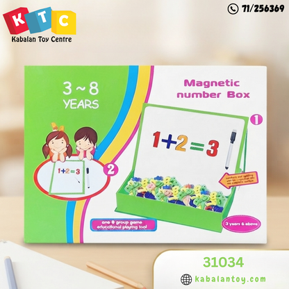 Magnetic Number Box educational toy
