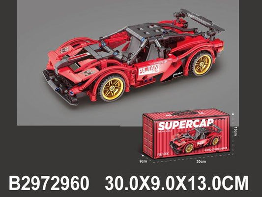 Technic Supercar Building Set – Red