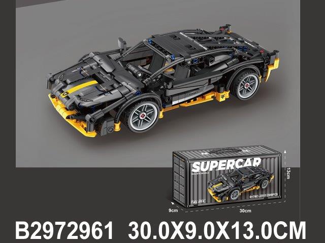 Technic Supercar Building Set – Black