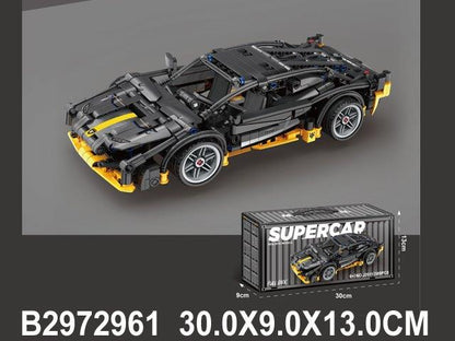 Technic Supercar Building Set – Black