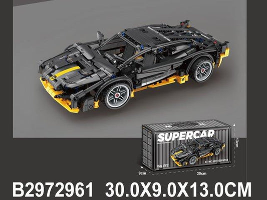 Technic Supercar Building Set – Black