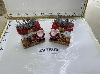 Santa Gift Box Figurines
