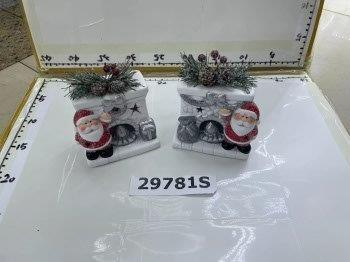 Santa Chimney Figurines