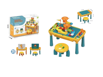 Jigsaw Puzzle & Block Game Table