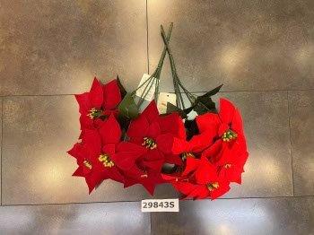 Artificial Poinsettia Christmas Flower – Red