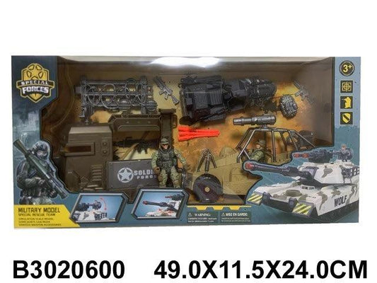 Soldier Force Military Playset – Armored Jeep