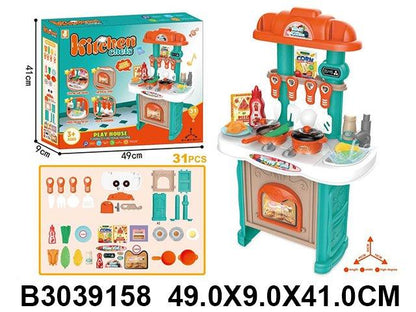Green Kitchen Cooking Set (31 pcs)