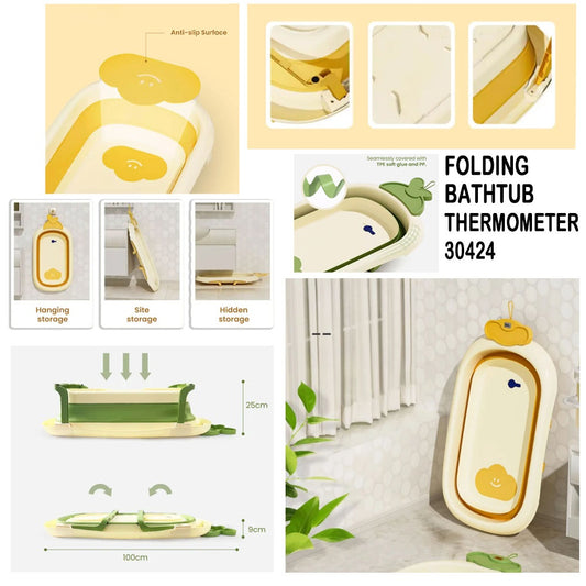 baby foldable silicone bathtub