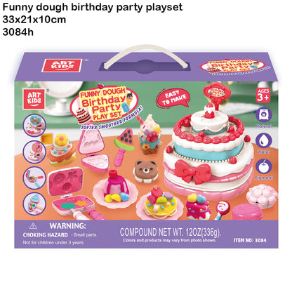 Funny Dough Birthday Party Playset