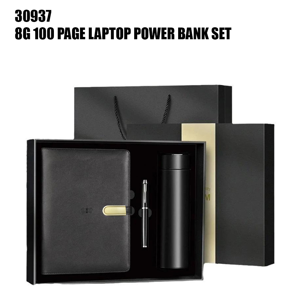 Mug Power Bank Gift Set Notebook Pen & Tumbler