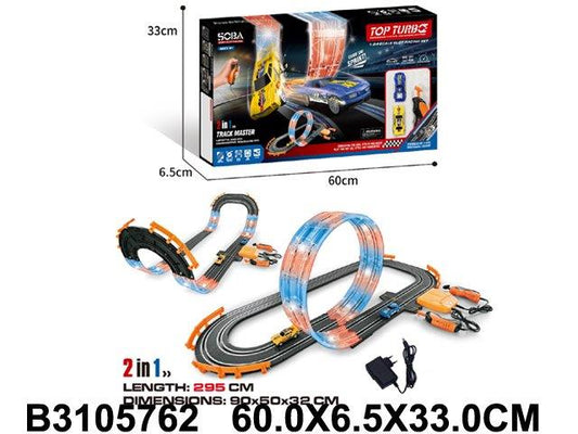 2-in-1 Car Track Loop Racing Set