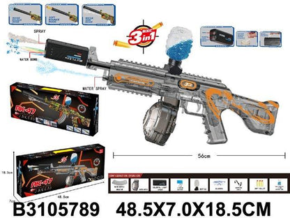 AK-47 Gel Rifle with Water Spray