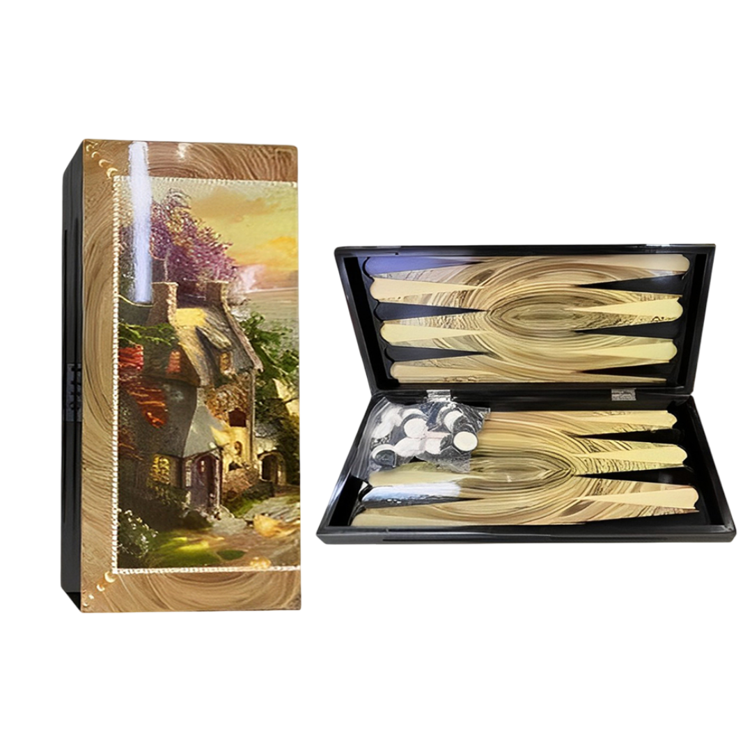 Wooden Chess Set 48x24cm