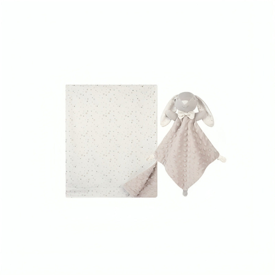 baby blanket and soft cuddler plush