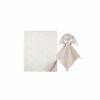 baby blanket and soft cuddler plush