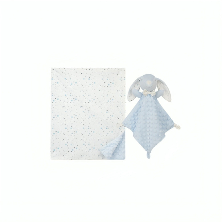 baby blanket and soft cuddler plush