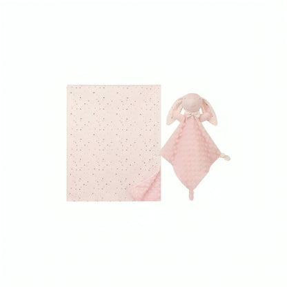 baby blanket and soft cuddler plush