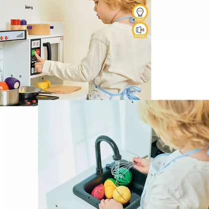 3 pieces set wooden kitchen