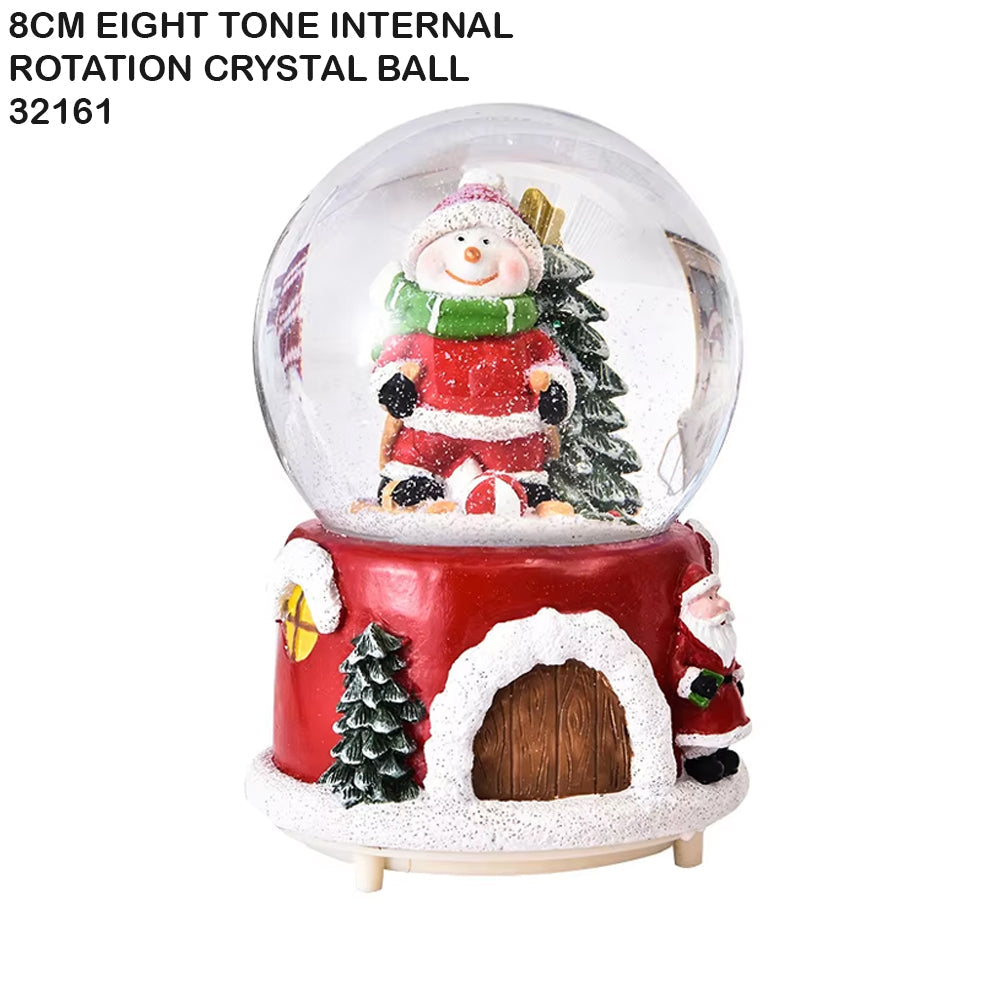 8cm Eight-Tone Internal Rotation Crystal Ball