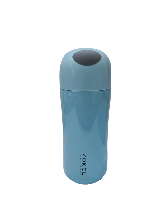 Blue Travel Tumbler with Handle
