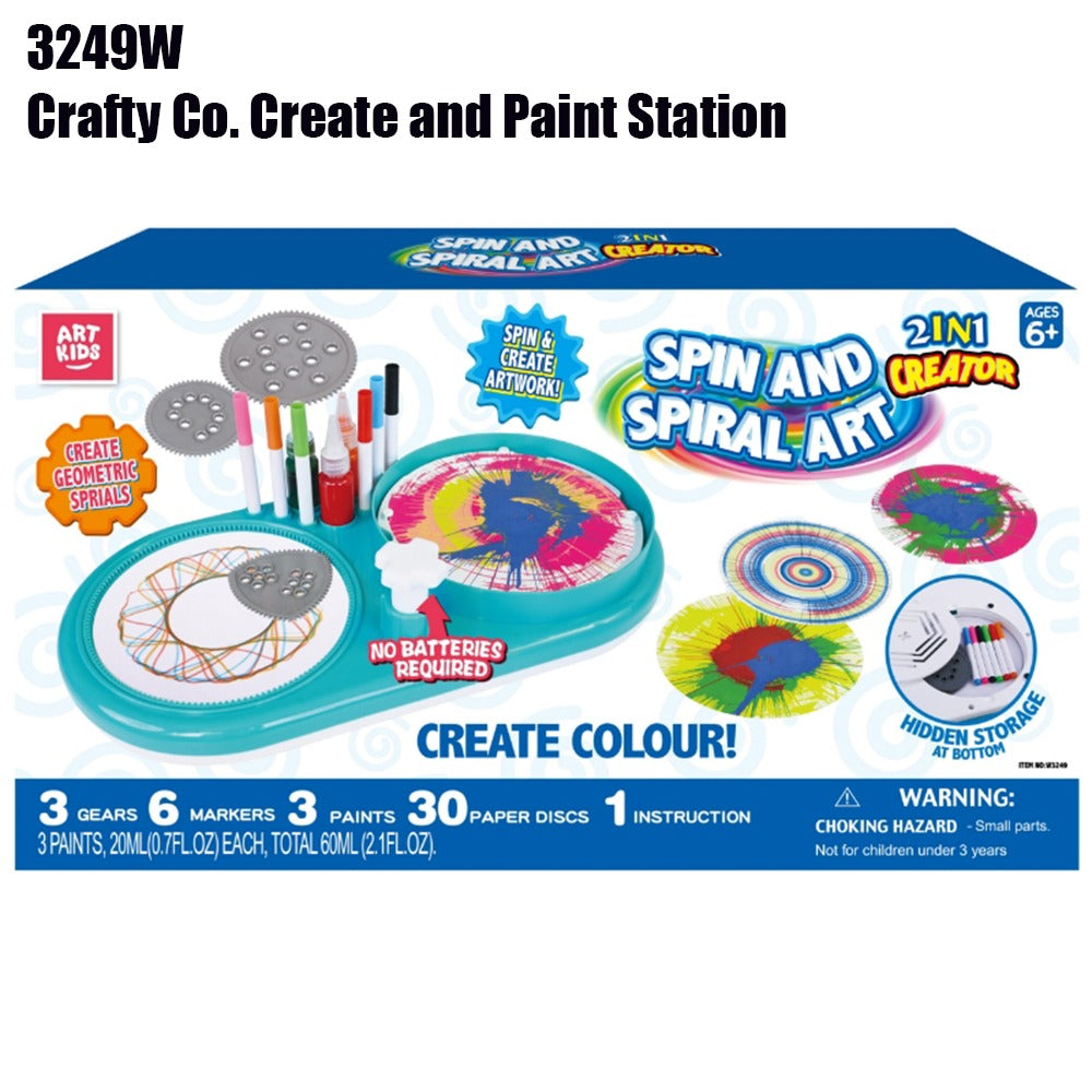 Spin & Spiral Art Creator Station