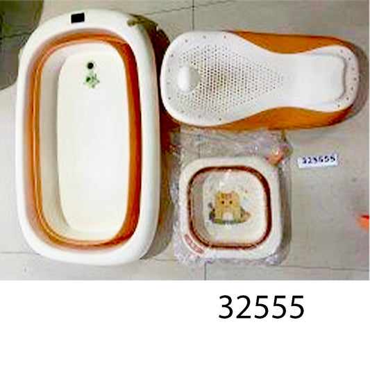 baby bathtub with thermometer