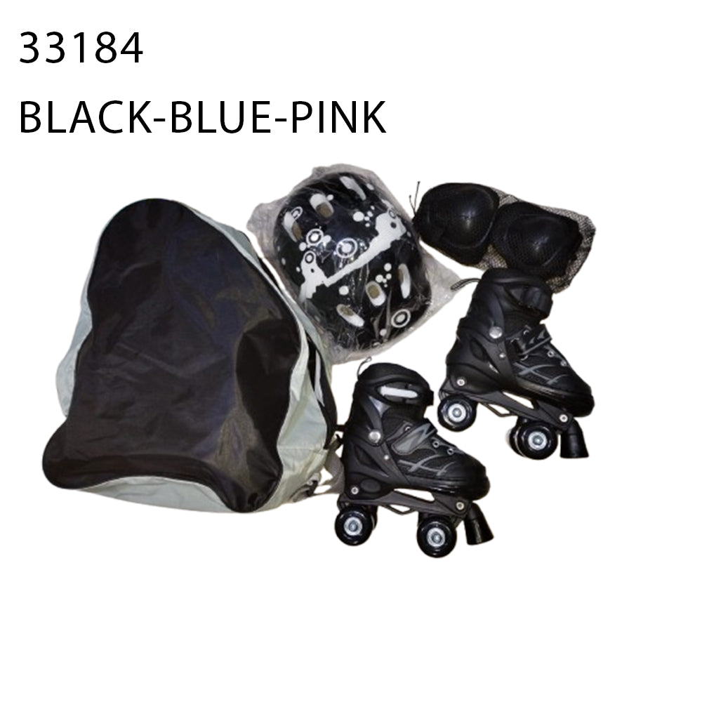 Roller Skates Set with Helmet and Pads