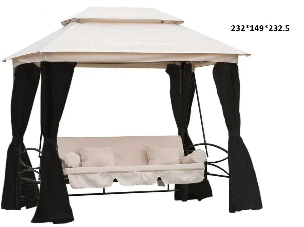 garden swing with canopy