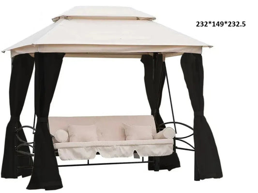 garden swing with canopy