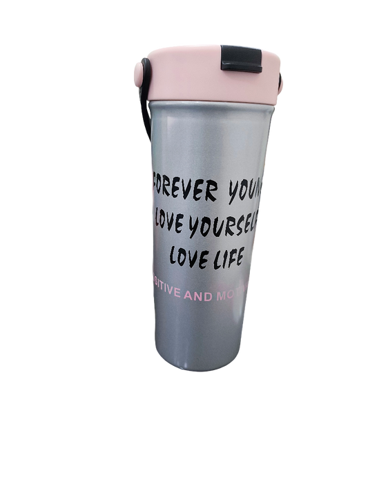 Motivational Travel Mug – Forever You Love Life