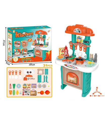 Green Kitchen Cooking Set (31 pcs)