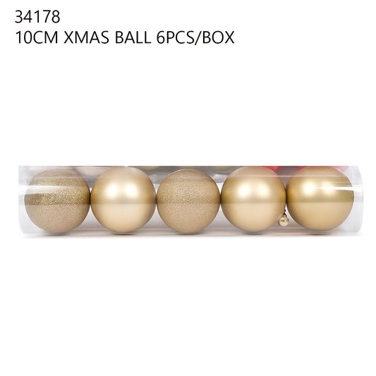 10cm Christmas Balls (6pcs/Box)