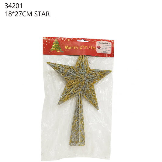18?—27cm Silver & Gold Christmas Star