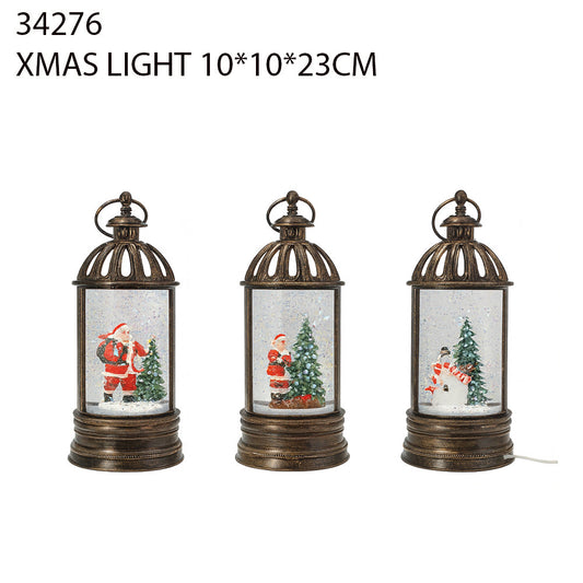 Xmas Light Lantern 10×10×23 cm