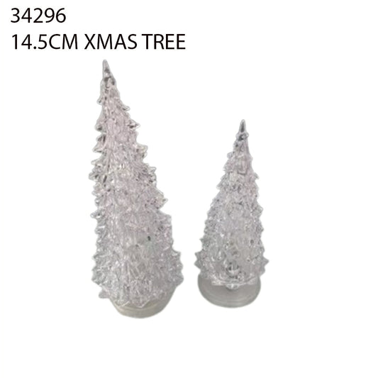 14.5CM Christmas Tree – Clear Crystal