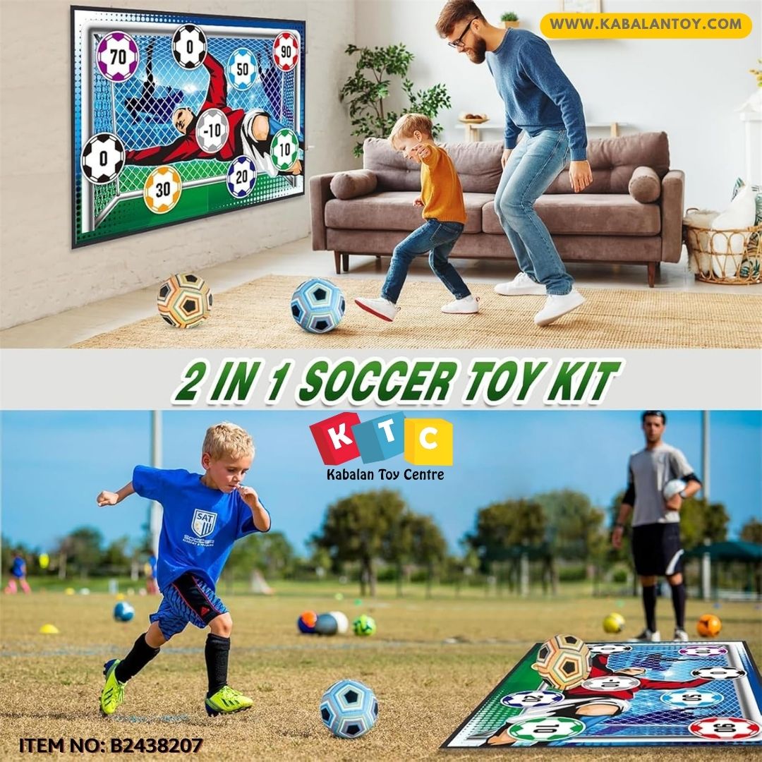soccer ball game set